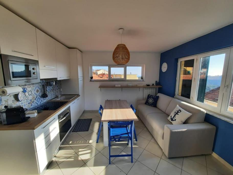 La Terrazza Sul Golfo Dei Poeti Con Vista Mare Apartman Pitelli Kültér fotó