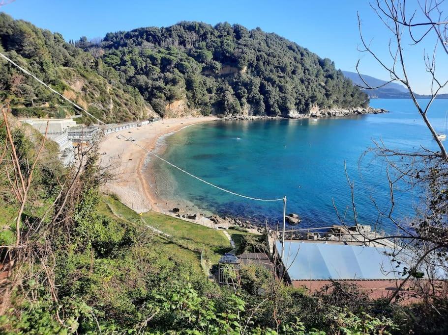 La Terrazza Sul Golfo Dei Poeti Con Vista Mare Apartman Pitelli Kültér fotó