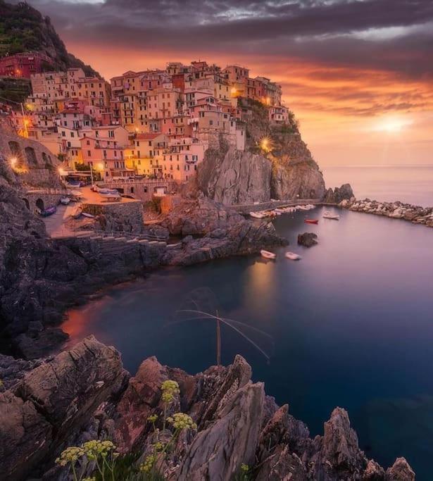 La Terrazza Sul Golfo Dei Poeti Con Vista Mare Apartman Pitelli Kültér fotó