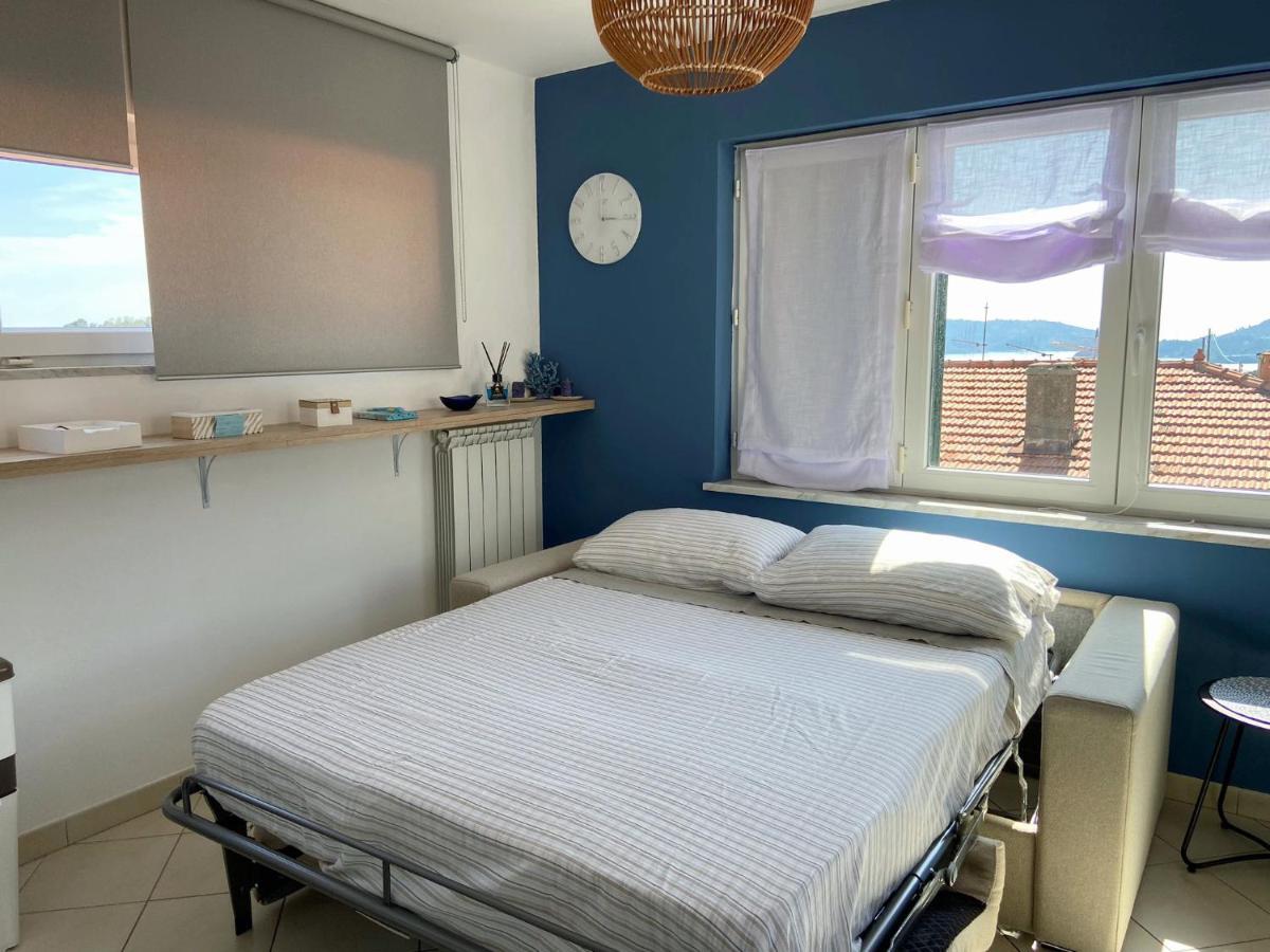 La Terrazza Sul Golfo Dei Poeti Con Vista Mare Apartman Pitelli Kültér fotó